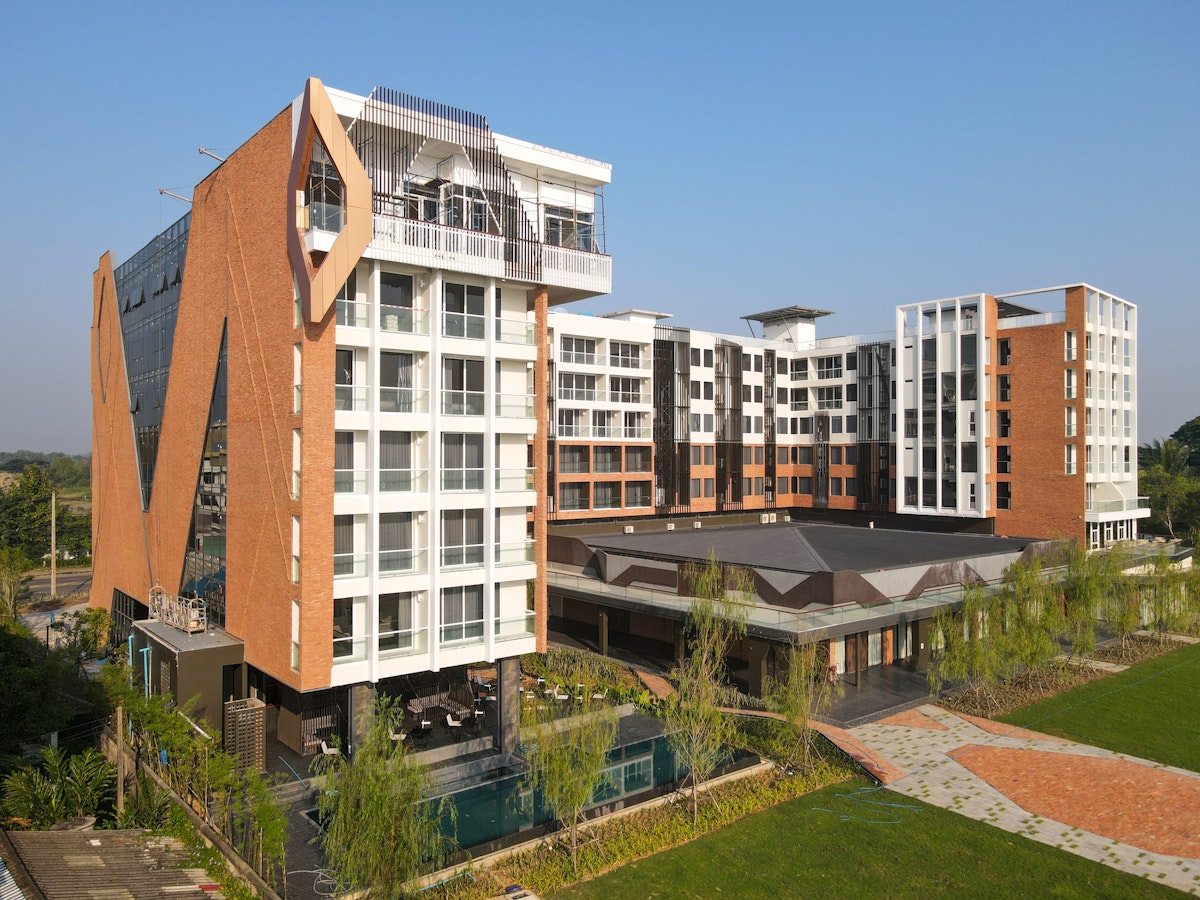 Exterior — riverside view